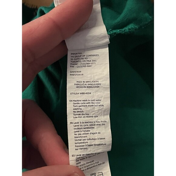 Pop Man Men's Size Small Greek Goddess Graphic Short Sleeve Tee Shirt Green - Picture 4 of 4